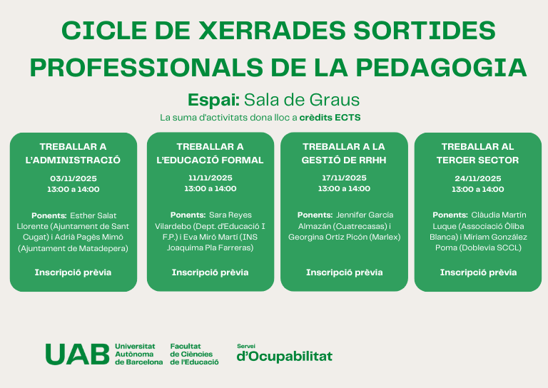 Xerrades que es faran